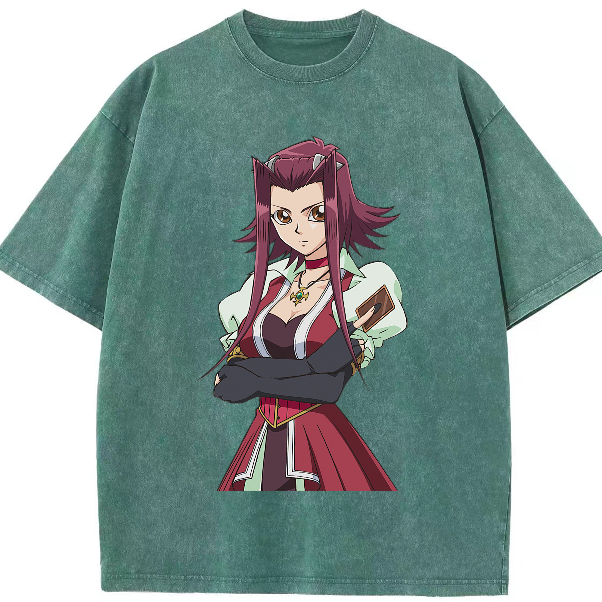 （画像用） 遊☆戯☆王 Yu-Gi-Oh! 綿100% ヴィンテージ風 半袖Tシャツ（フロントプリント）